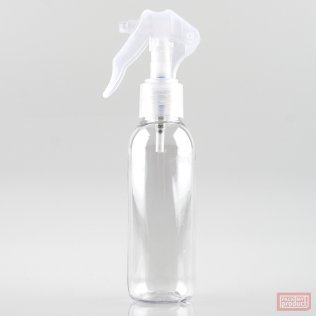 125ml Tall PET Plastic Pharmacy Bottle with Locking Trigger Spray