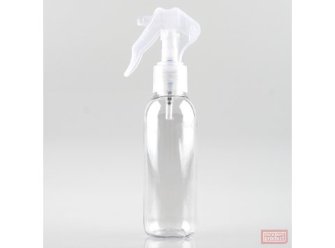 125ml Tall PET Plastic Pharmacy Bottle with Locking Trigger Spray