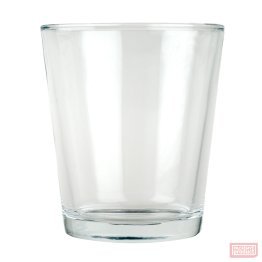 300ml Large Tapered Candle Glass Clear