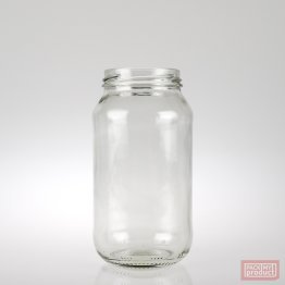 500ml Clear Glass Food Jar ONLY 63mm TW